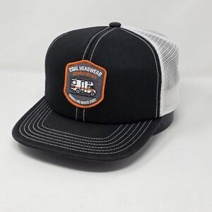 COAL Headwear Recreation Division RV Rambling Trucker Hat Snapback Black White
